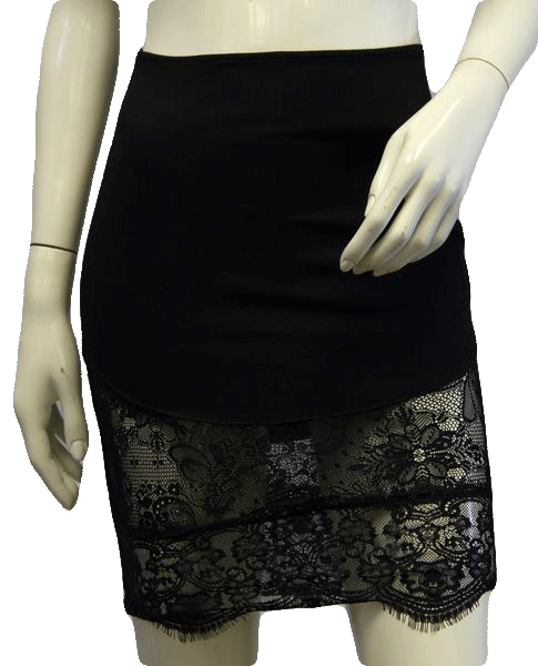 Little Black Lace Skirt Small (SKU 000004)