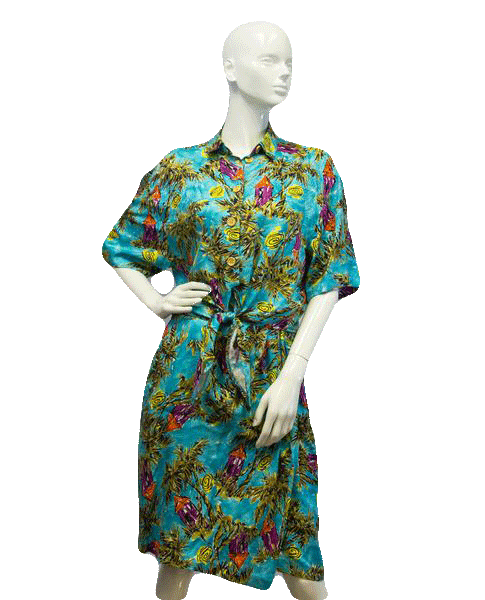Load image into Gallery viewer, Jarrod&amp;#39;s 70&amp;#39;s Palm Beach Skirt and Cropped Top Set Size 4 SKU 000082
