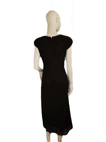 Jones New York 70's Sleeveless Double Layer Sheer W/Lace & Beads Desig – Designers On A Dime Jones New York 70's Sleeveless Double Layer Sheer W/Lace & Beads Desig – Designers On A Dime