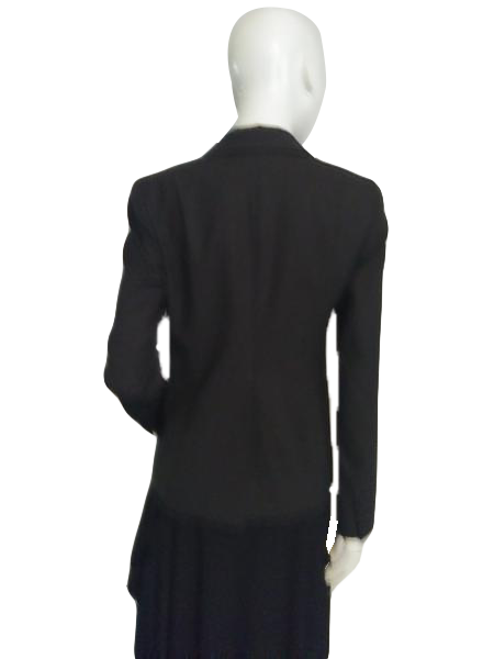 Load image into Gallery viewer, Theory 90&amp;#39;s Blazer Black Size 4 (SKU 000215-4)
