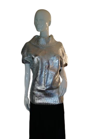 Baby Phat 60's Sweater, Silver Size: M (SKU 000214-7)