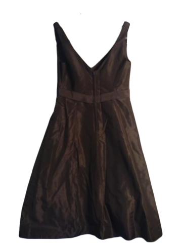 Load image into Gallery viewer, J. Crew 80&amp;#39;s Dress Chocolate Brown   Size 2 (SKU 000213-11)
