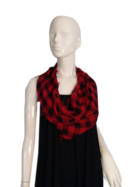Scarf Mad for Plaid Red Fabulous (SKU 000216-5)