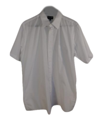 Load image into Gallery viewer, Fox Fire 90&amp;#39;s Dress Shirt White Size 17 1/2 Tall SKU 000217-9
