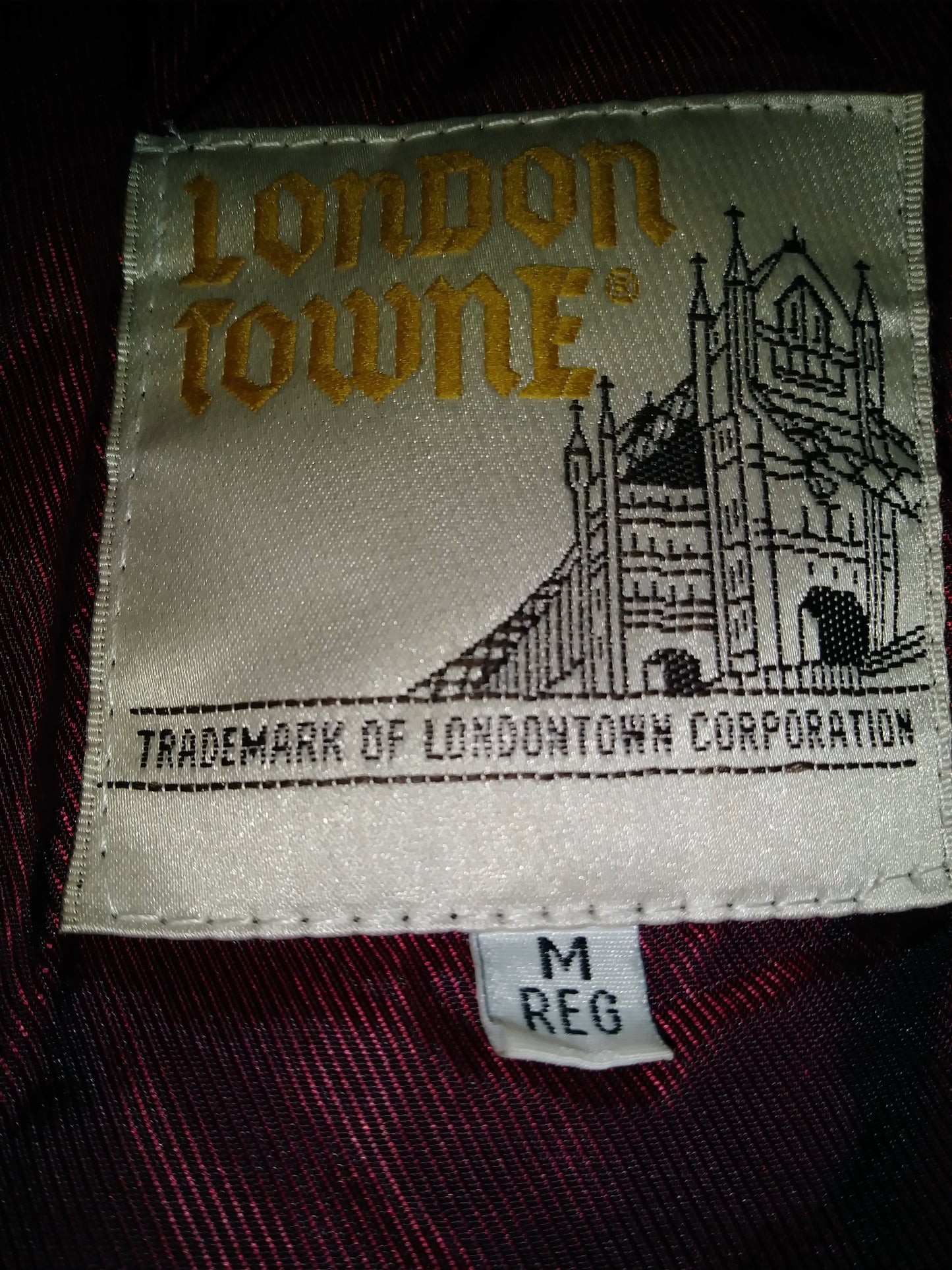 London Towne Leather Jacket Black Size M Reg (SKU 000000-1-1)