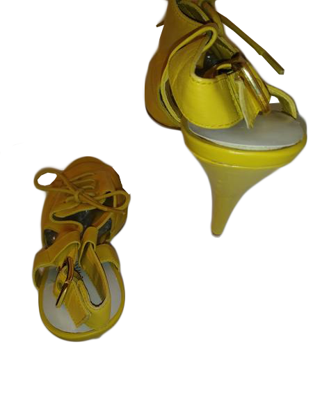 Nine West Heels Yellow Size 9 1/2M SKU 000184-1