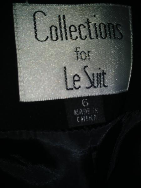 Collections for Le Suit 70's Blazer Black Size 6 SKU 000184-13