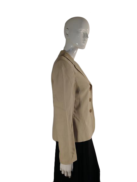 Ann Taylor Two Piece Suit Tan Size 8 SKU 000113
