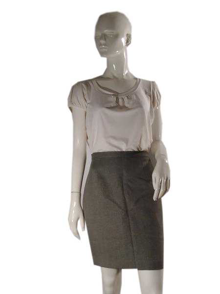 Ann Taylor LOFT Skirt Grey Size 6P SKU 000132