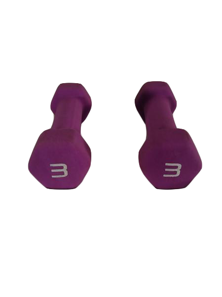 Load image into Gallery viewer, Dumbbell Weights 3 lb Purple ( SKU 000176 )

