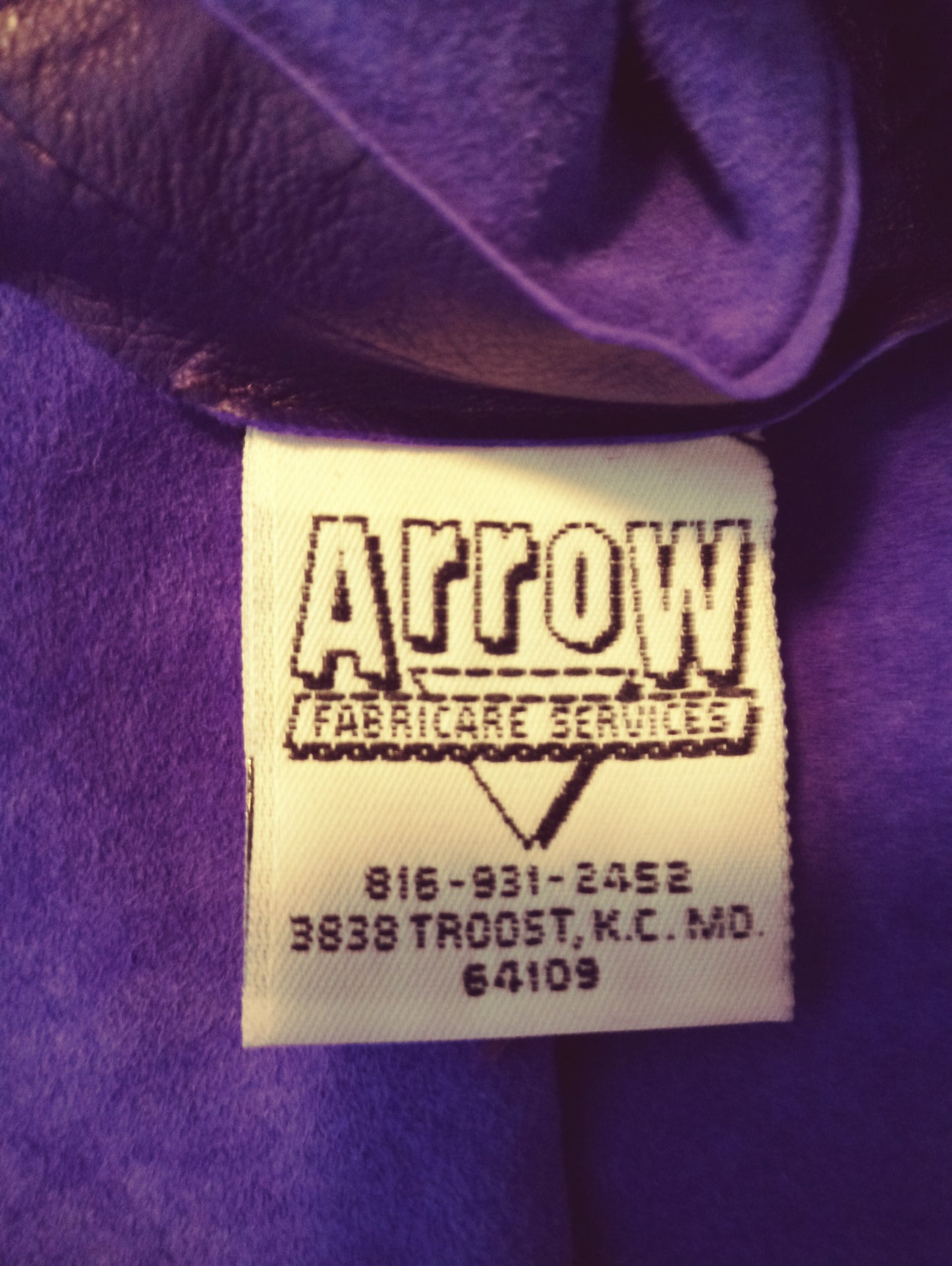 In Transit Leather Skirt Purple Size L (SKU 000266-7)