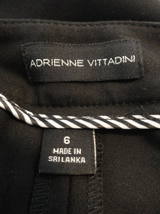Adrienne Vittadini Capris Black Size 6 SKU 000112