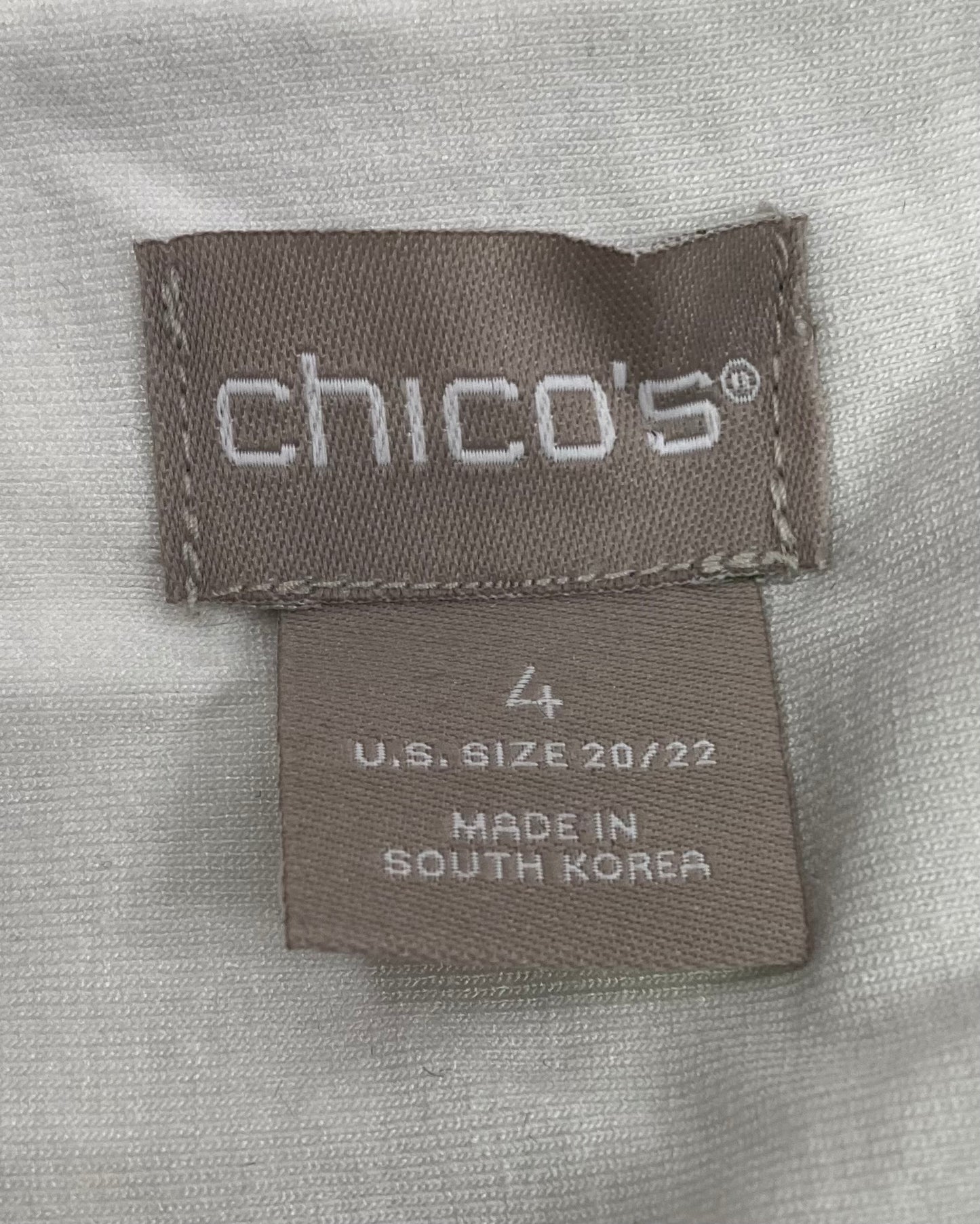 Chico's Dress Maxi Asymmetrical Hem Size 20  SKU COTH -1-7