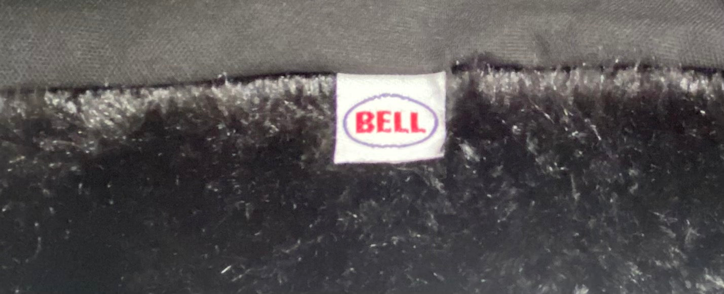 Bell Vegan Leather Faux Fur Black Car Seat Cover SKU 000321-7