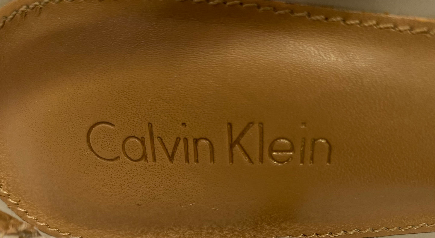 Calvin Klein Kitten Heels Tan  Size 6       SKU000362-1