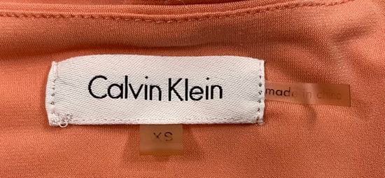 CALVIN KLEIN Top Peach Size XS SKU 000363-7