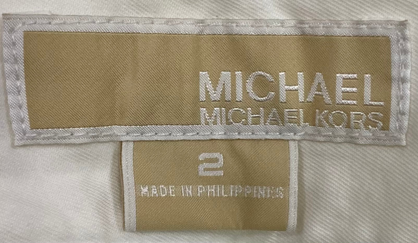 MICHAEL KORS Capris White Size 2  SKU 000301-10