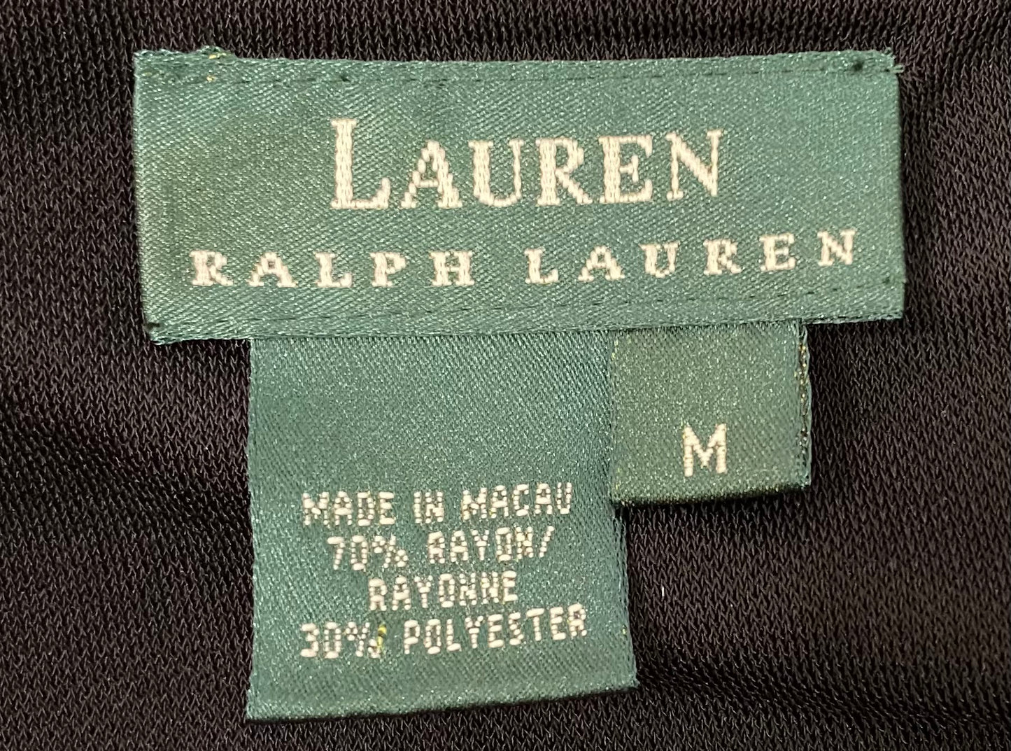 Ralph Lauren Dress Black LBD Size M  SKU 000354-10