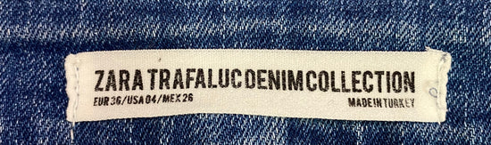 ZARA Jeans, Denim, Blue, Size 4, SKU 000318-7