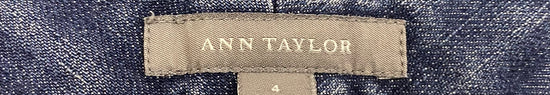 ANN TALOR Denim Jeans, Blue, Size 4, SKU 000318-12