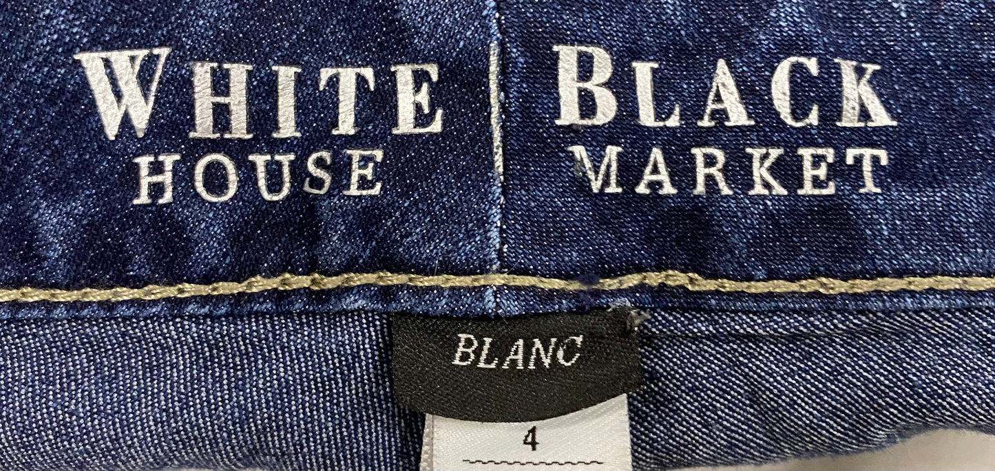 WHITE HOUSE/BLACK MARKET Denim Blue Jeans, Size 4, SKU 000318-14