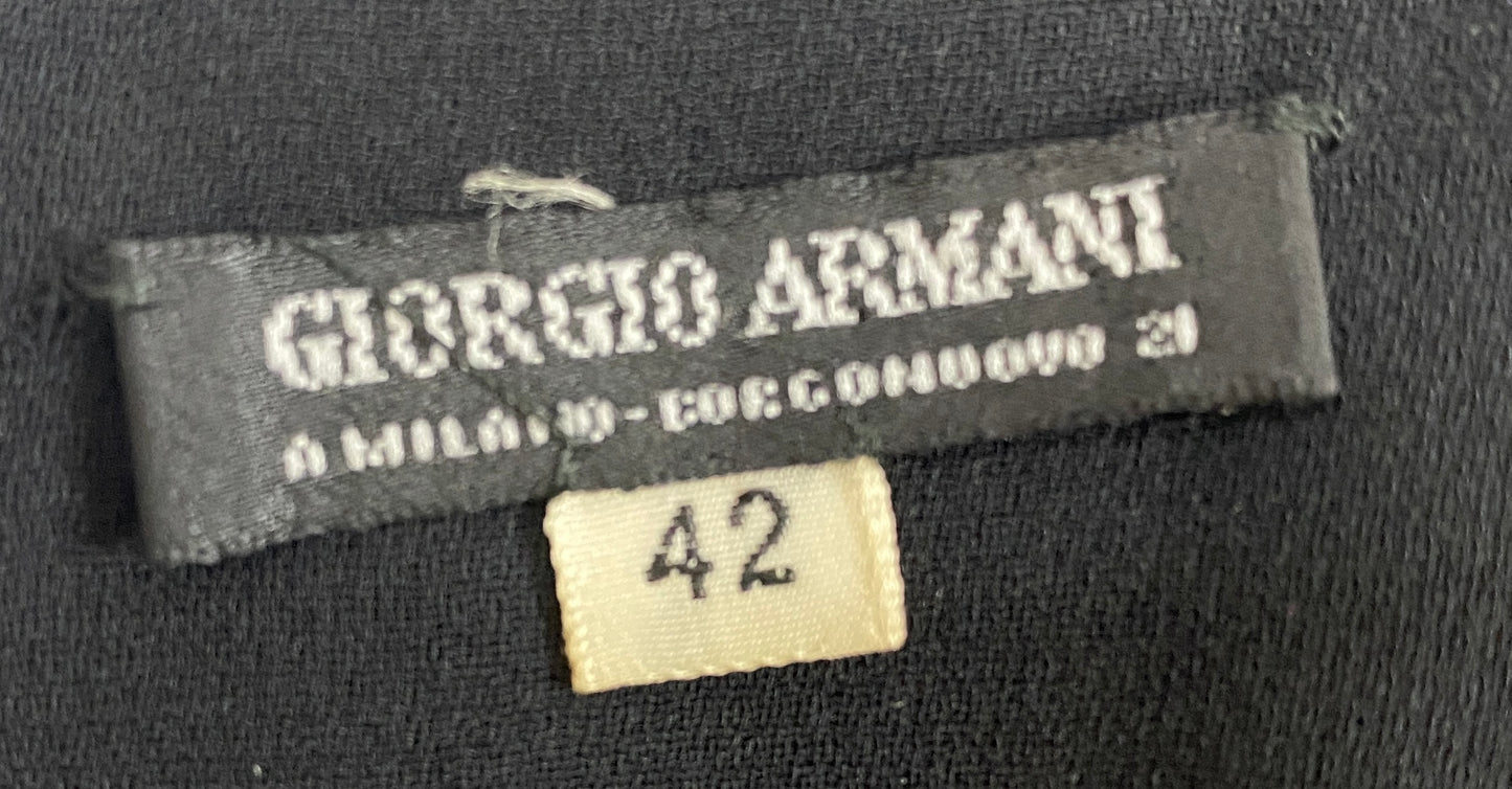 Giorgio Armani Dress  Black  Size Euro42   SKU 000323-5