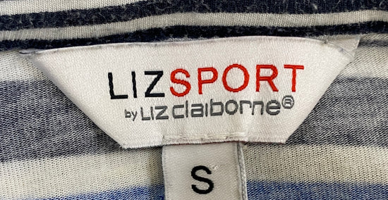 Liz Sport By Liz Claiborne Top Striped  Size S  SKU 000343-1