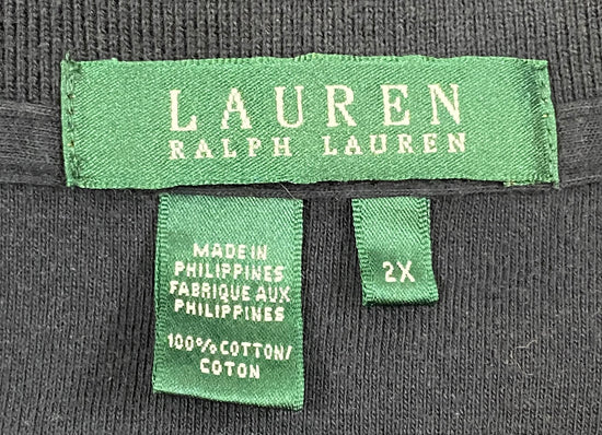 Ralph Lauren Polo Short Sleeve Black  Size 2X  SKU 000344-7