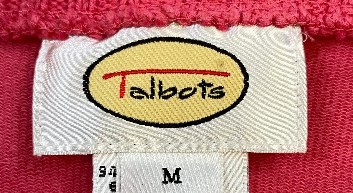 Talbots Jacket Zip Up Salmon Size M  SKU 000325-3