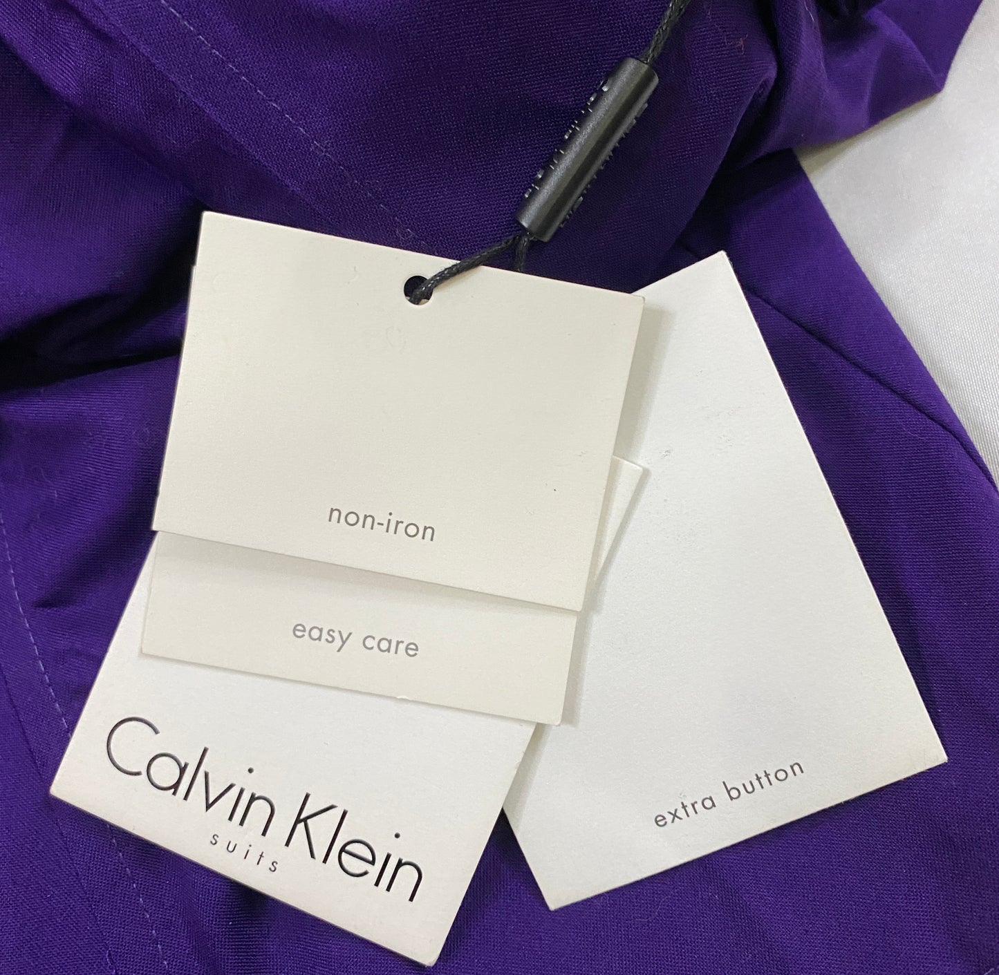 SOLD Calvin Klein Blouse Dark Purple Size 10  NWT  SKU 000325-7