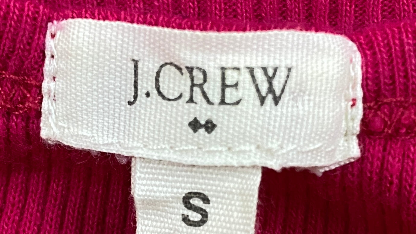 J Crew Tank Top Ribbed Pink  Size S SKU 000325-10