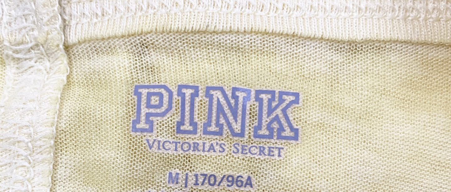 Victoria Secret Shirt Yellow Long Sleeve Size M  SKU 000366-1
