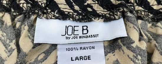 Joe B. Pants Black and Tan  Size L  SKU 000367-1