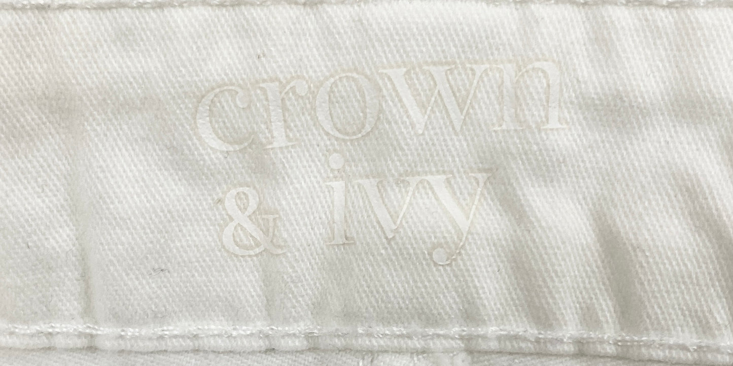 Crown & Ivy Jeans White Size L  SKU 000367-2