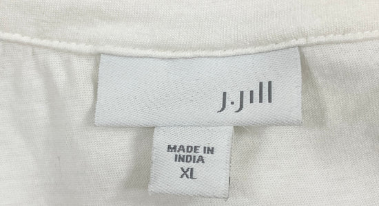 J. Jill Top White Long Sleeve Size XL  SKU 000361-4