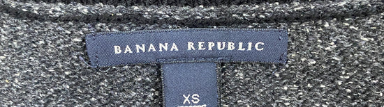 Banana Republic Sweater/Top Grey Black Size XS  SKU 000314-19