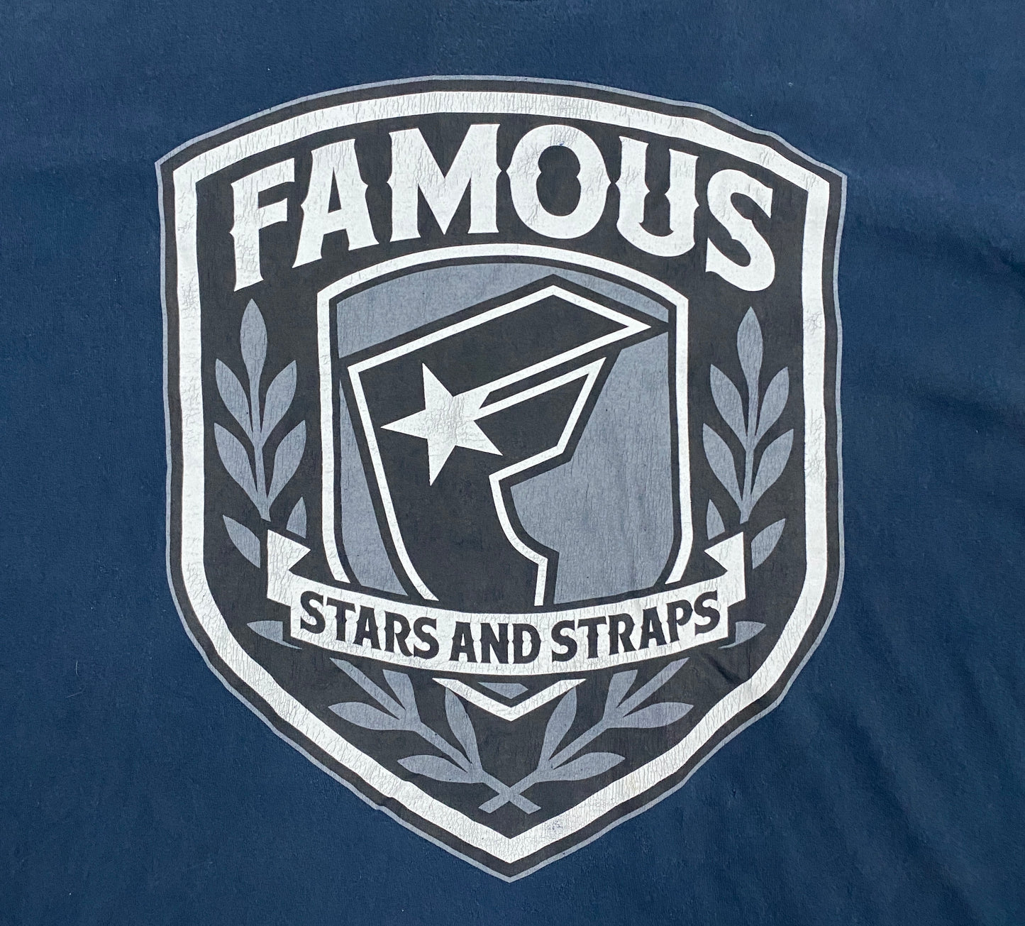 Famous Men's T Shirt Dark Blue Size 2XL  SKU 000371-7
