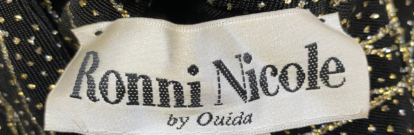 RONNI NICOLE Dress Long Black Gold Sequins Size 16 SKU 000375-5 – Designers On A Dime RONNI NICOLE Dress Long Black Gold Sequins Size 16 SKU 000375-5 – Designers On A Dime