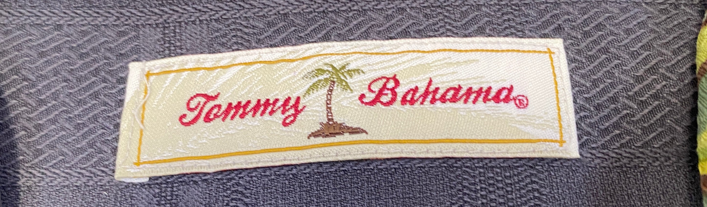 Tommy Bahama Shirt Men's Black Green Tropical Size XL SKU 000183-1