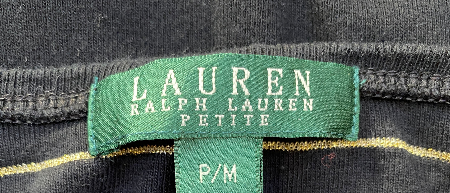 Ralph Lauren Dress Black Metallic Gold Size P/M SKU 000311-9