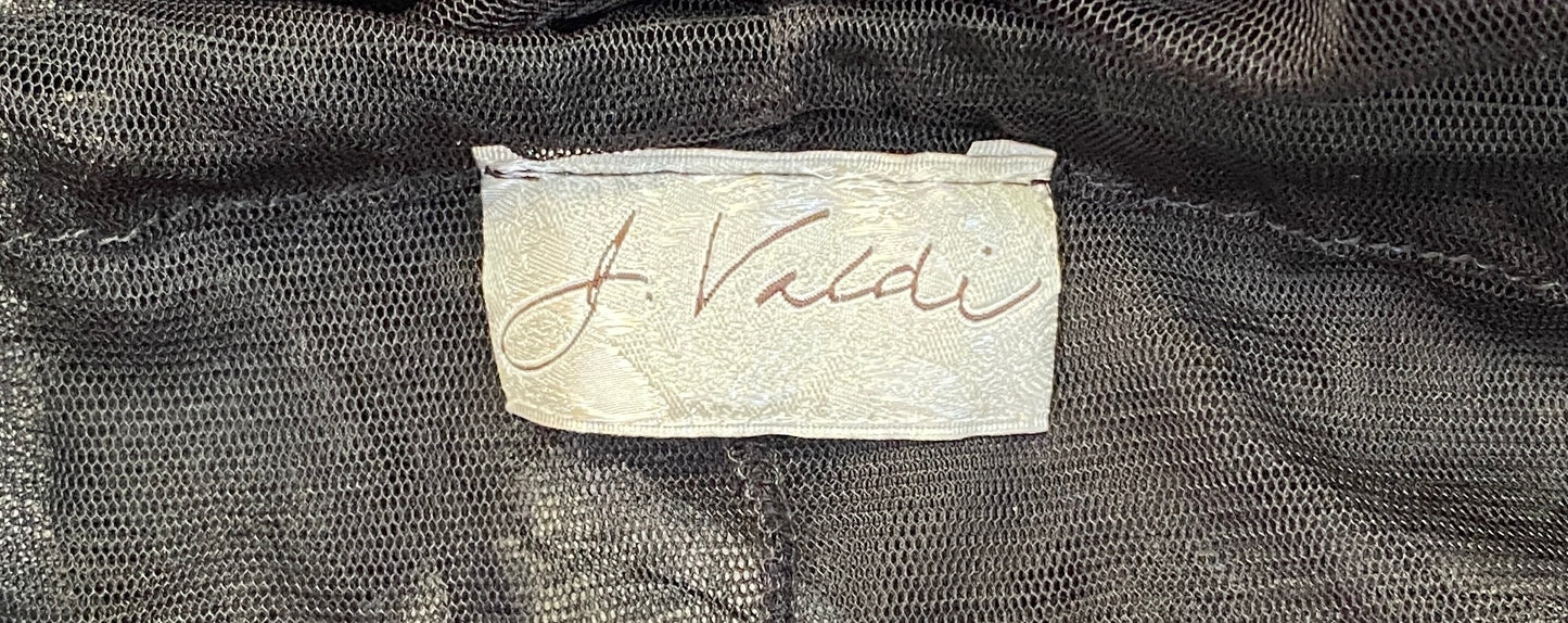J. Valdi Pants Sheer Black Coverup SKU 000377