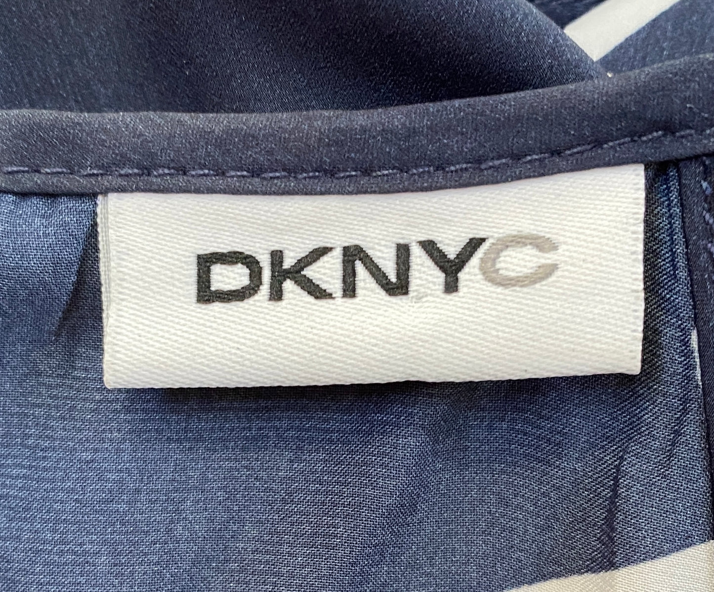 DKNY Jumpsuit Blue White Size 10 SKU 000377