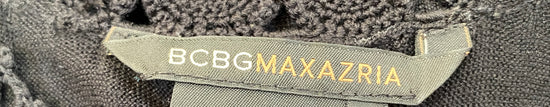 BCBG Maxazria Dress Black Decorative Neckline Size XS SKU 000319-2