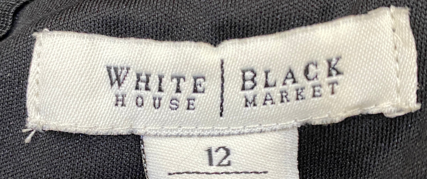 White House Black Market Dress Black Size 12 SKU 000319-15
