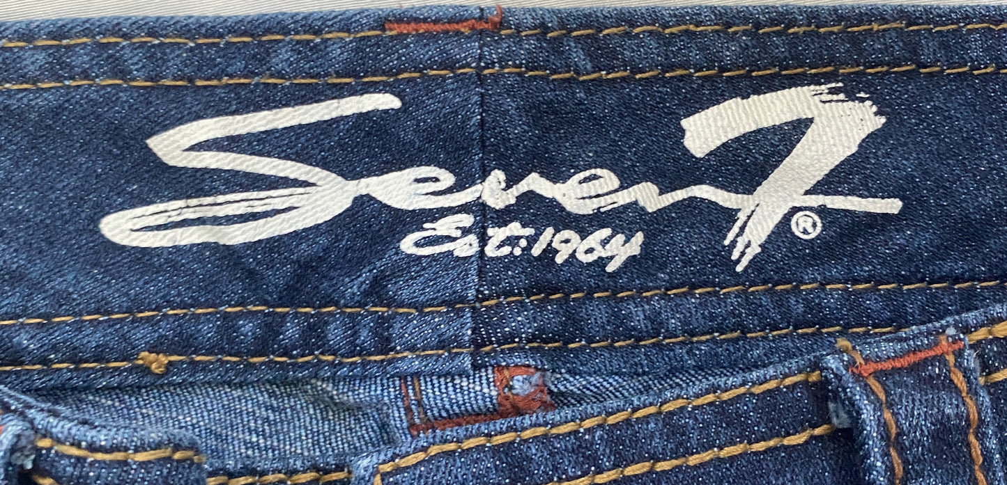 Jeans Seven7 Jeans Co. my measurement 32x 31; label=30 Seven 7 zipper fly