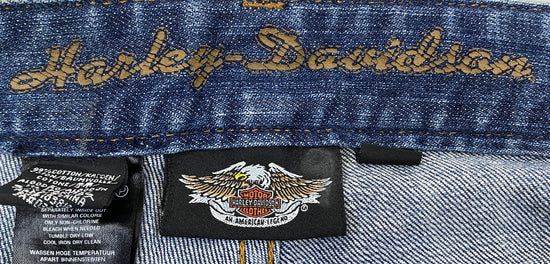 Harley Davidson Jeans Blue Denim Bootcut Size 10 SKU 000376-9