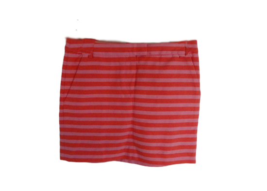 J. Crew 80's Skirt Pink & Orange Sz 4 (SKU 000003)