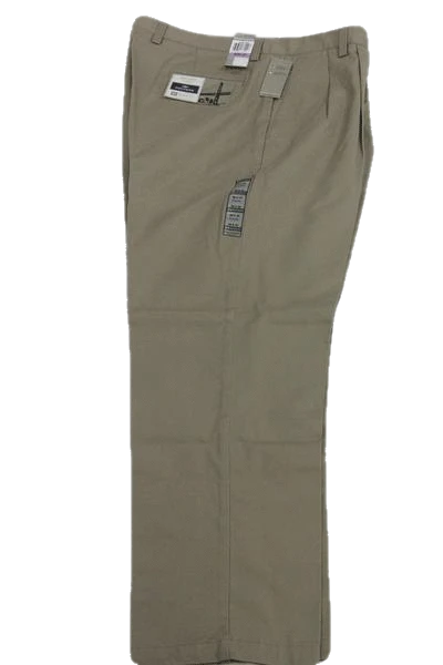 Dockers Relaxed Fit D4 Pleated Beige 100% Cotton Dress Pants Size 38” waist, 32” length SKU 000158