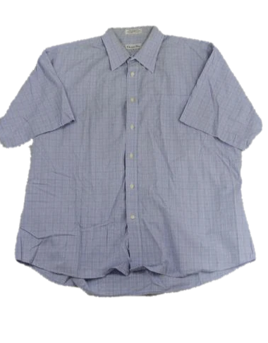 MENS Christian Dior 90's Short Sleeve Button Down 100% Cotton Shirt Si ...