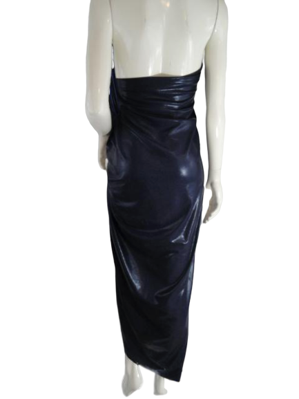 Dress Shiny Navy Blue (SKU 000014)